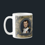 Tasse historique de Napoleon Bonaparte<br><div class="desc">La "religion est ce qui garde les pauvres d'assassiner les riches."</div>