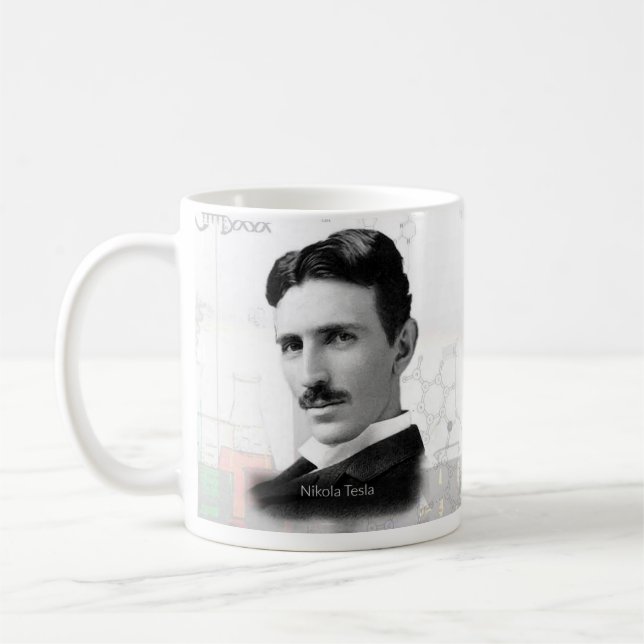 Tasse historique de Nikola Tesla (Gauche)