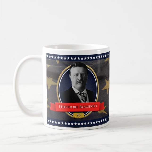 Tasse historique de Theodore Roosevelt (Gauche)