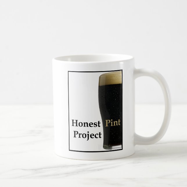 Tasse honnête de pinte (Droite)
