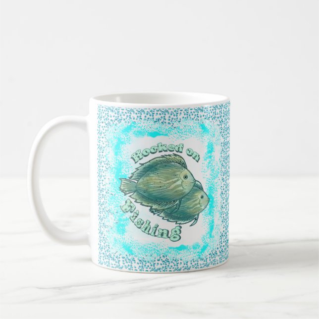 Tasse Hooked On Fishing (Gauche)