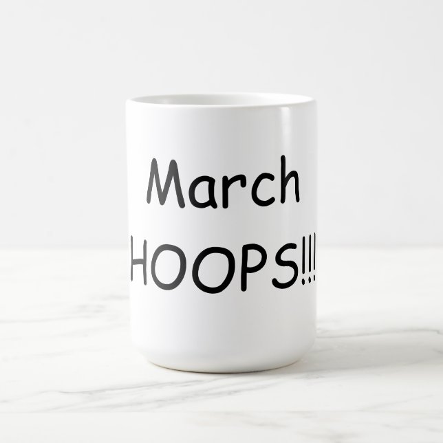 Tasse HOOPS Basketball Fun de mars 15 oz. (Centre)