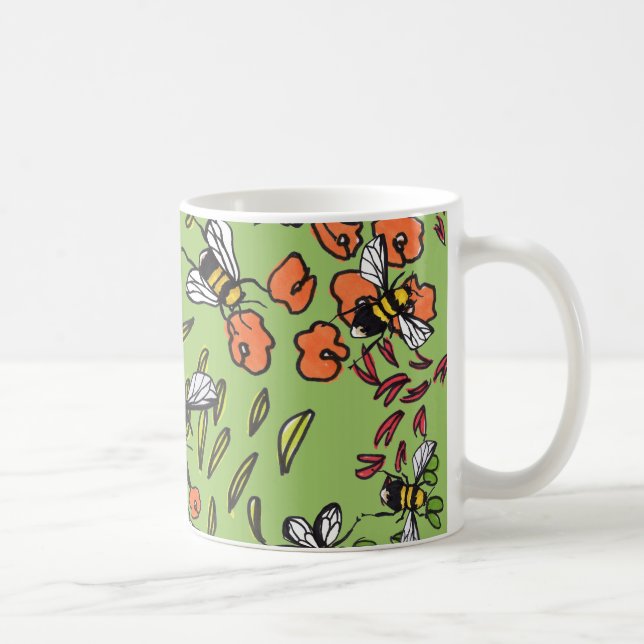 Tasse humble de parterre de bourdons (Droite)