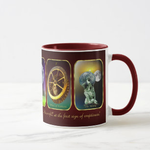 Tasse humoristique de cartes de tarot