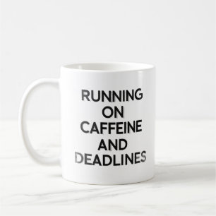 Tasse Hustle Caféine & Échéances