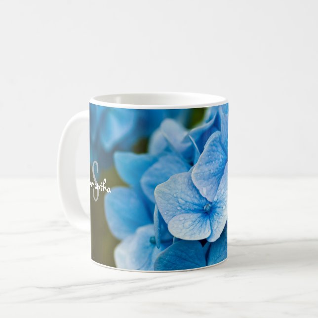 Tasse Hydrangea Bleu (Devant gauche)