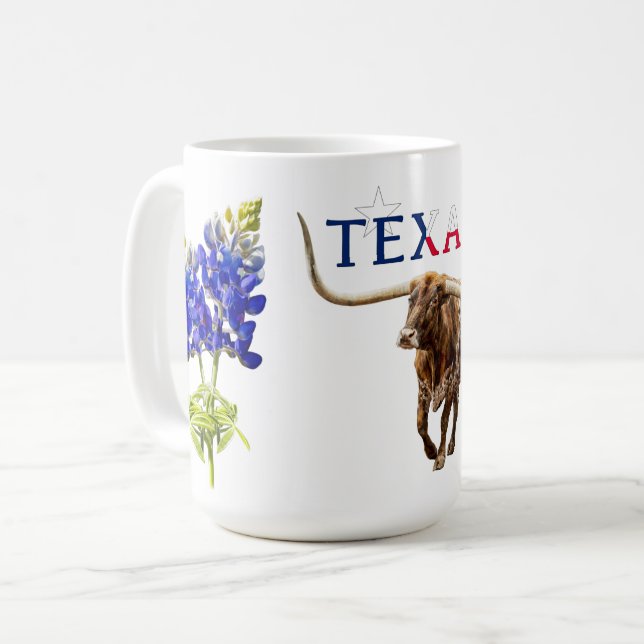 Tasse Iconique du Texas (Devant gauche)
