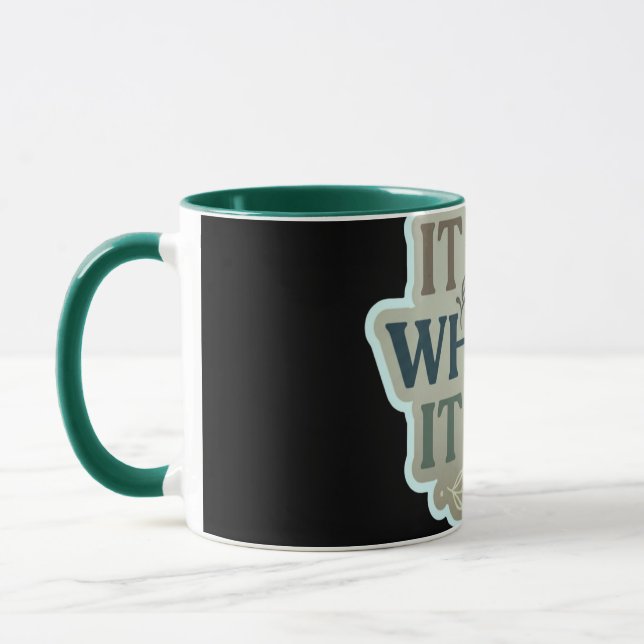 Tasse Il En Est Ainsi | Tasse de citation esthétiq (Gauche)
