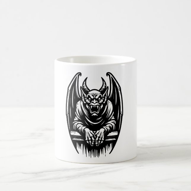 Tasse Illustration de Gargouille (Centre)