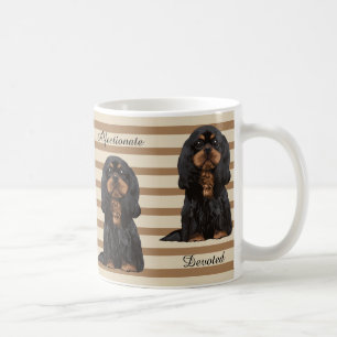 Tasse illustrée cavalière d'épagneul du Roi