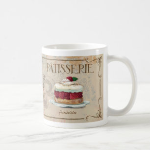 Tasse illustrée par II français de Patisserie
