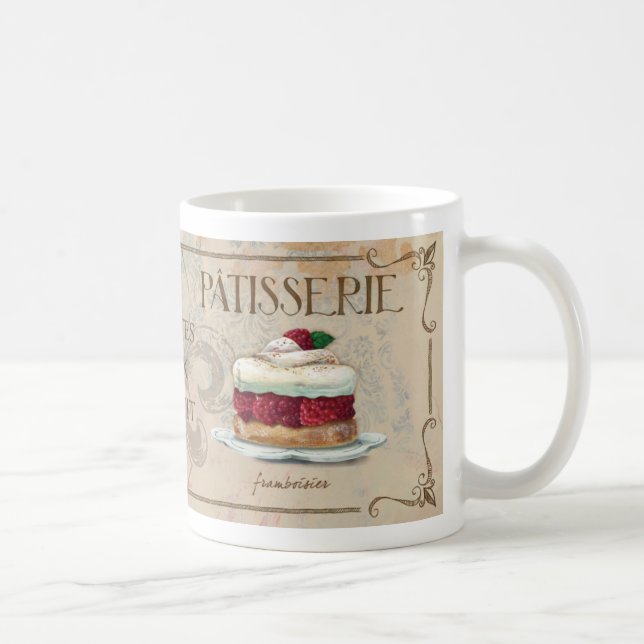 Tasse illustrée par II français de Patisserie (Droite)