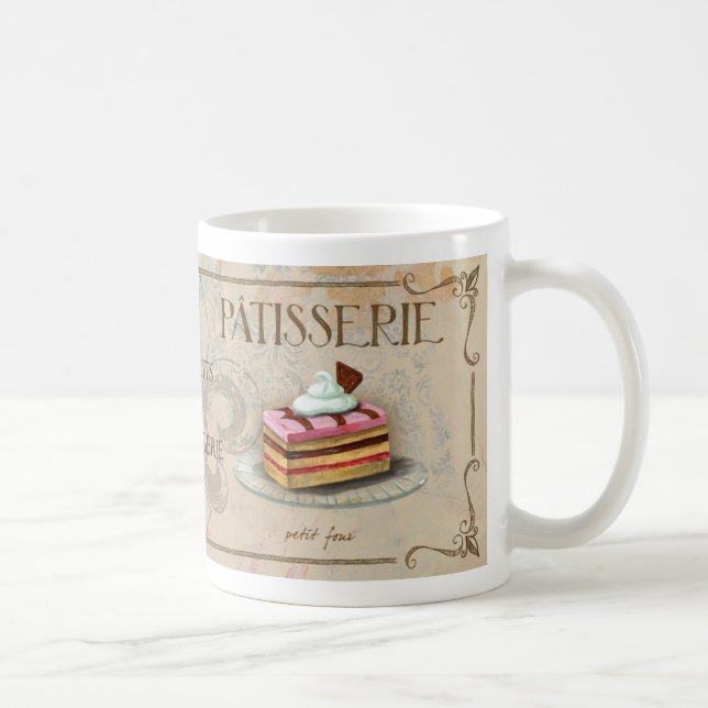 Tasse illustrée par Patisserie français (Droite)
