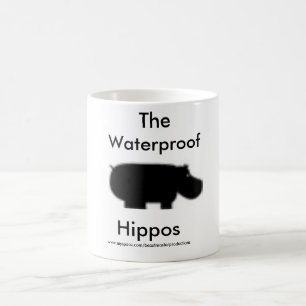 Tasse imperméable officielle d'hippopotames