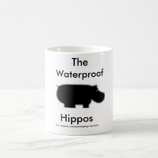 Tasse imperméable officielle d'hippopotames