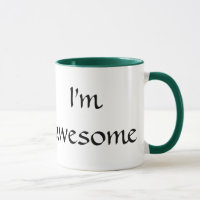 Tasse impressionnante de paon