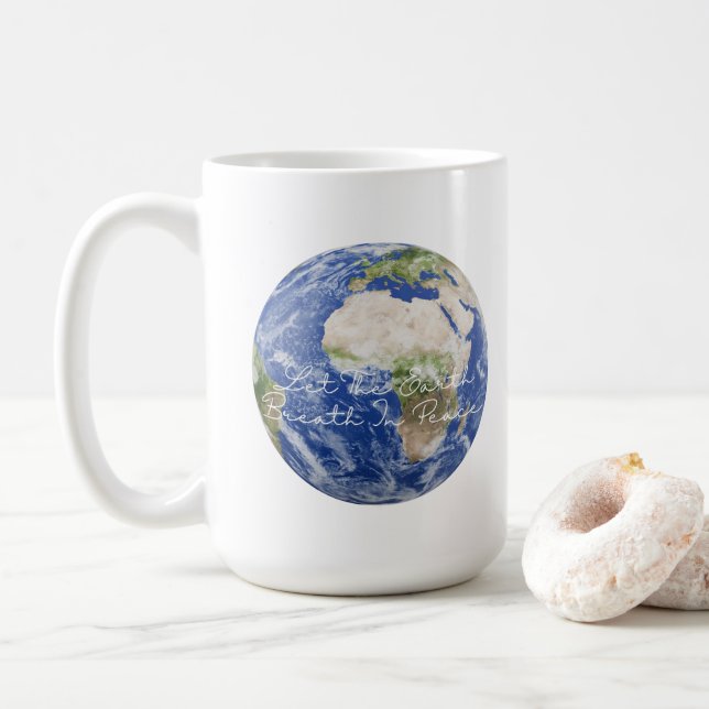 Tasse imprimée photo Nature's Sip (Avec donut)
