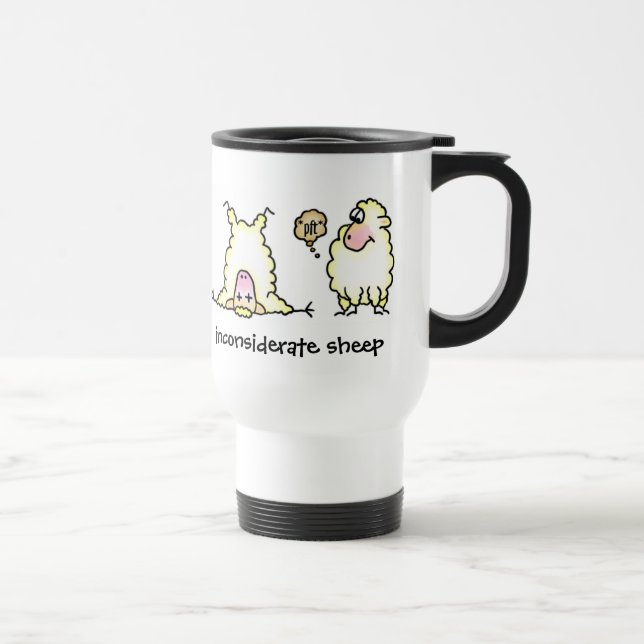 Tasse inconsidérée de voyage de moutons (Droite)