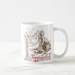 Tasse indienne indigène dans la mort je suis né