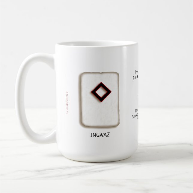 Tasse Ingwaz RuneStone 425 ml (Gauche)