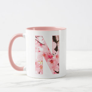 Tasse initiale N florale   Nom et traits personnal