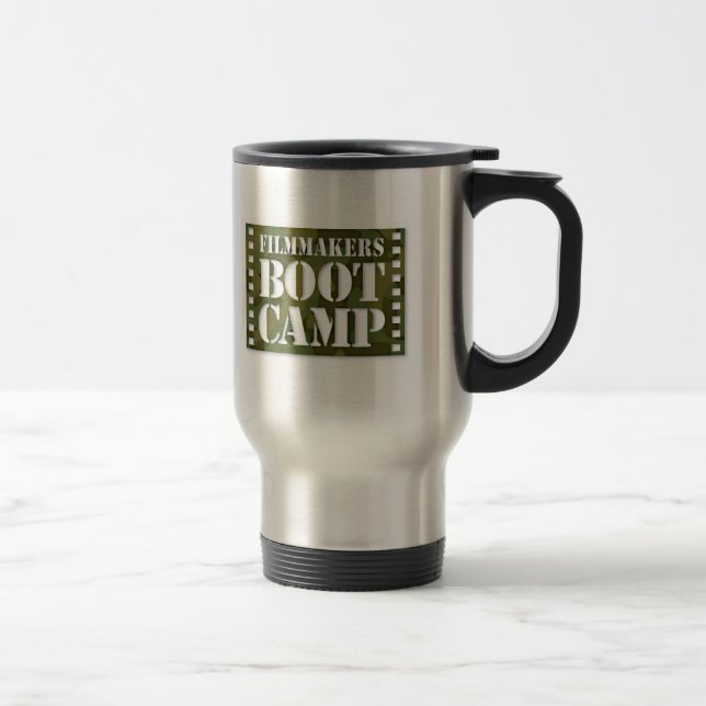 Tasse inoxydable de voyage de Boot Camp de (Droit)