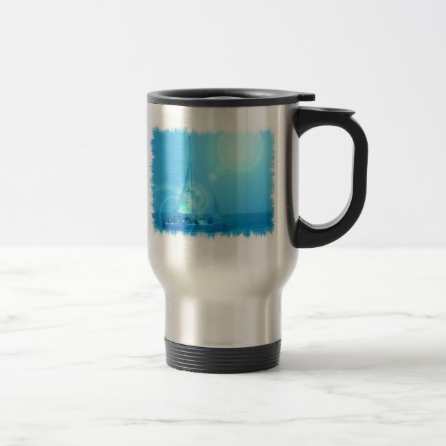 Tasse inoxydable de voyage de catamaran de (Droit)