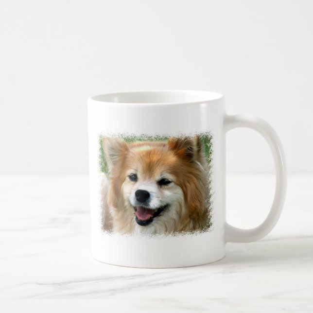 Tasse inoxydable de voyage de Pomeranian (Droite)