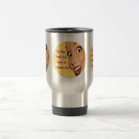Tasse inoxydable de voyage de rétro CRI PERÇANT