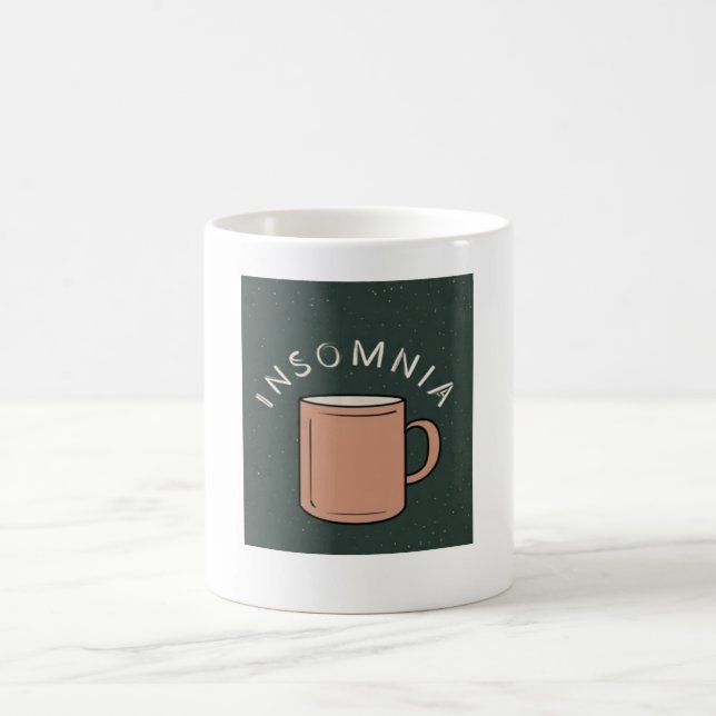 Tasse Insomnie pour les Accros au Café (Centre)