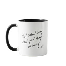 Tasse Inspirante de Bonnes Choses Écrites à la Mai