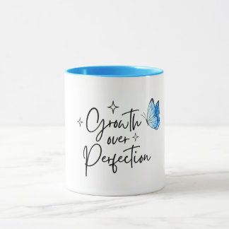Tasse Inspirante de Citation « La Croissance Plutô