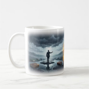 Tasse Inspirante de Foi 'De la Pluie à la Radiance