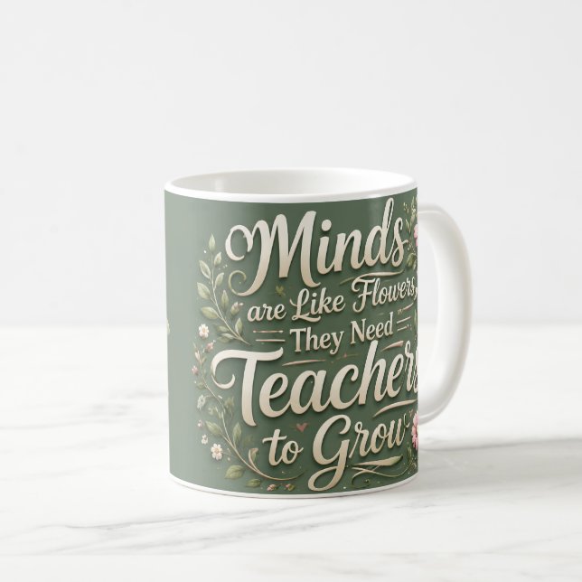 Tasse Inspirante pour Enseignant – Les Esprits Son (Devant droit)