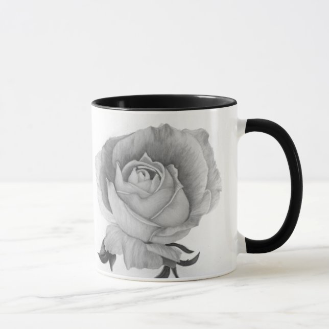 Tasse Inspirante Rose Bicolore (Droite)