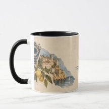 Tasse inspirée du voyage moderne Journey artistiqu