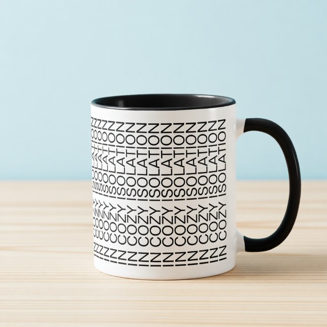Tasse Introverti Message Caché Dans une Isolation  (Créateur téléchargé)