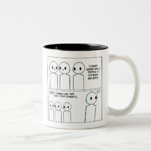 Tasse introvertie extravertie drôle