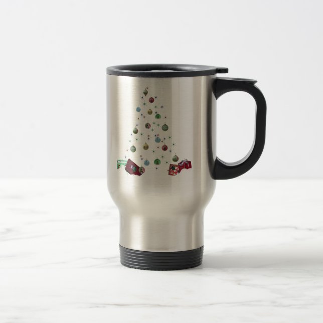 Tasse invisible de voyage d'arbre de Noël (Droit)
