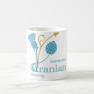 Tasse iranienne de festival d'Edimbourg - blanc de
