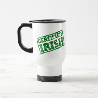 Tasse irlandaise certifiée affligée