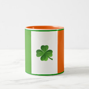Tasse irlandaise de drapeau