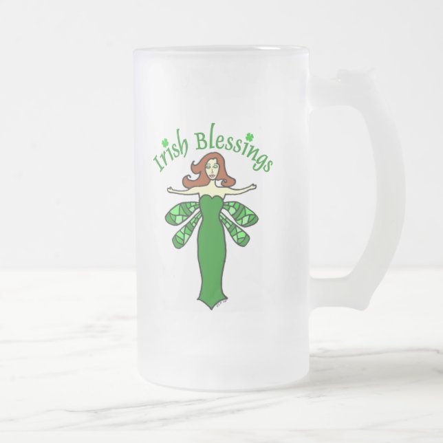 Tasse irlandaise de fée de bénédictions (Droit)