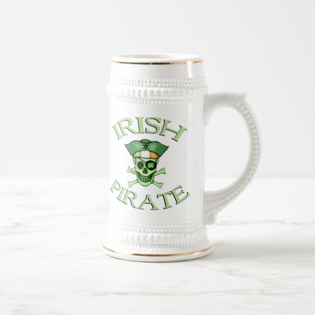 Tasse irlandaise de pirate du jour de St Patrick (Droite)
