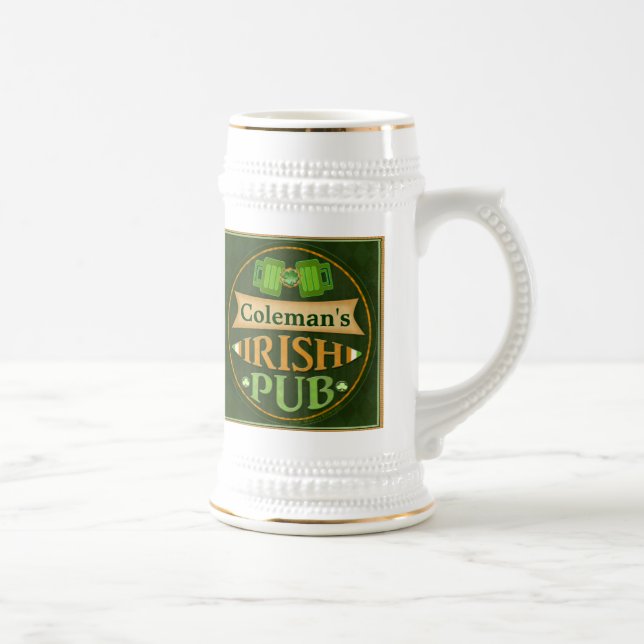 Tasse irlandaise de Pub du jour de St Patrick (Droite)