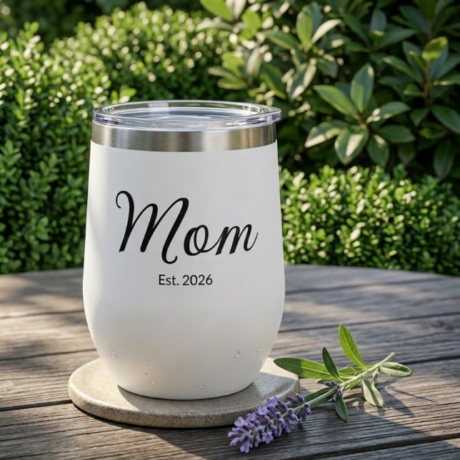 Tasse isolée Cadeau pour Maman Fondée par Maman (Créateur téléchargé)