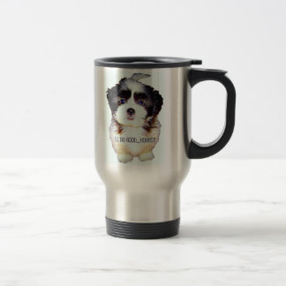 Tasse isolée par chiot