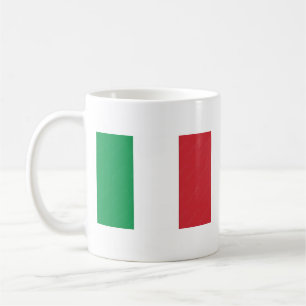 Tasse italienne avec drapeau 