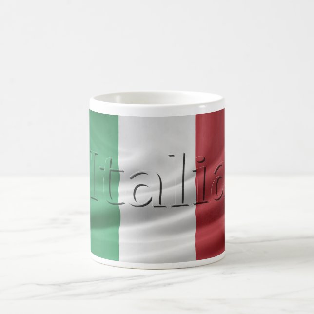 Tasse italienne de drapeau de l'Italie (Centre)