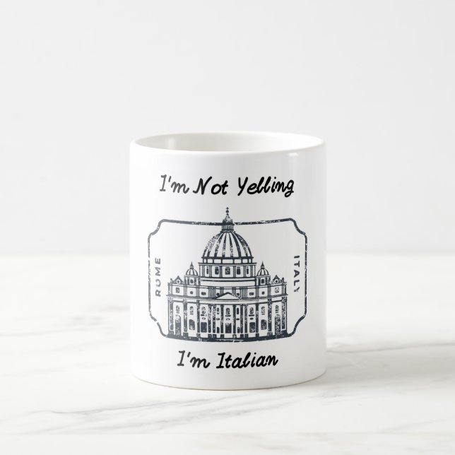 Tasse italienne MUG Parfaite pour le café, le thé  (Centre)